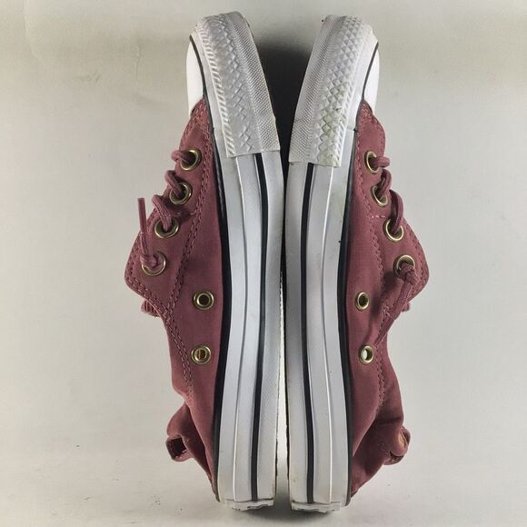 Converse CTAS shoreline shoes womens slip on sneakers maroon red size 5 - Picture 5 of 8